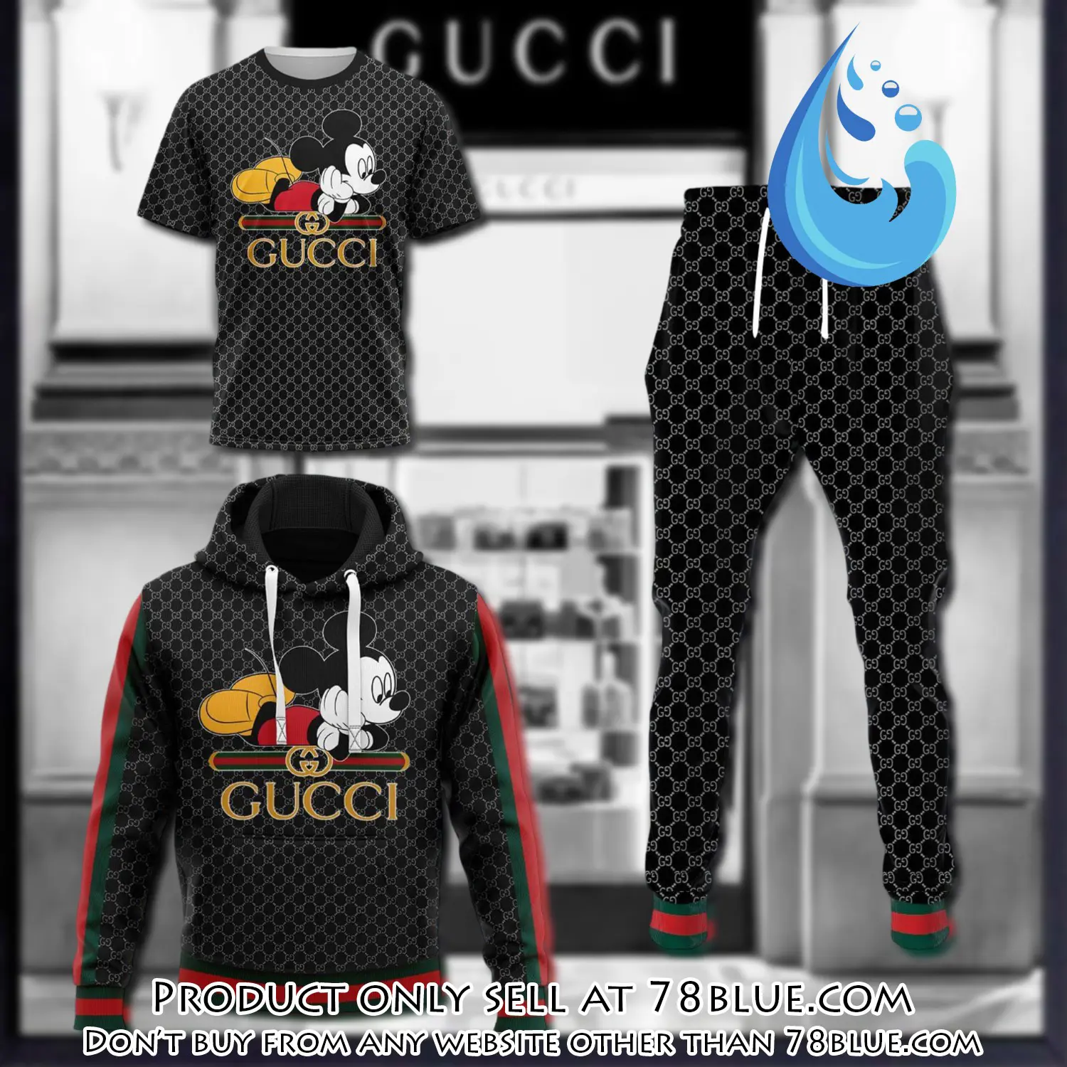 Gucci mickey mouse tshirt hoodie sweatpants pants luxury clothing clothes disney gifts type 94 hoodie outfit ideals for men and women 78b0509710